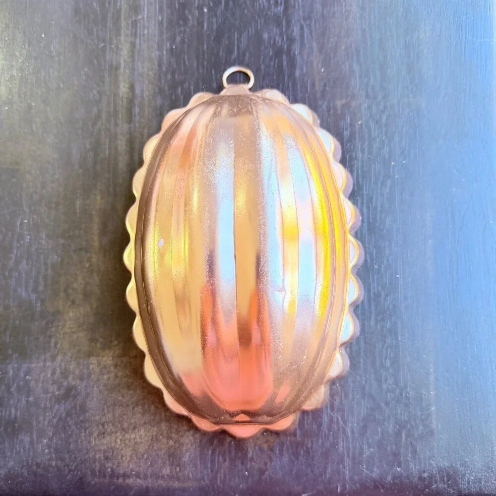 Vtg Copper‎ Kitchen Mold Set Wall Hanging Decor Retro Bakeware Farmhouse Charm